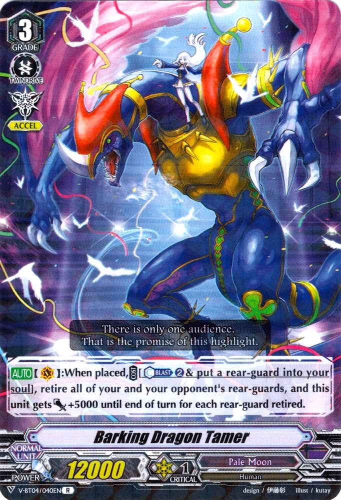 Barking Dragon Tamer (V-BT04/040EN) [Vilest! Deletor]