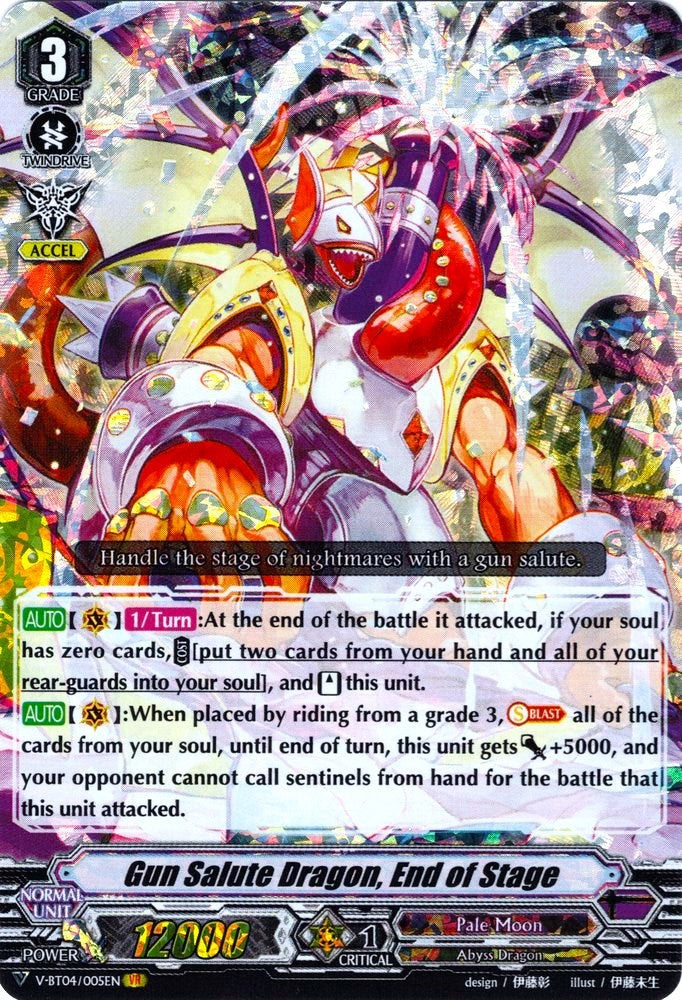 Gun Salute Dragon, End of Stage (V-BT04/005EN) [Vilest! Deletor]