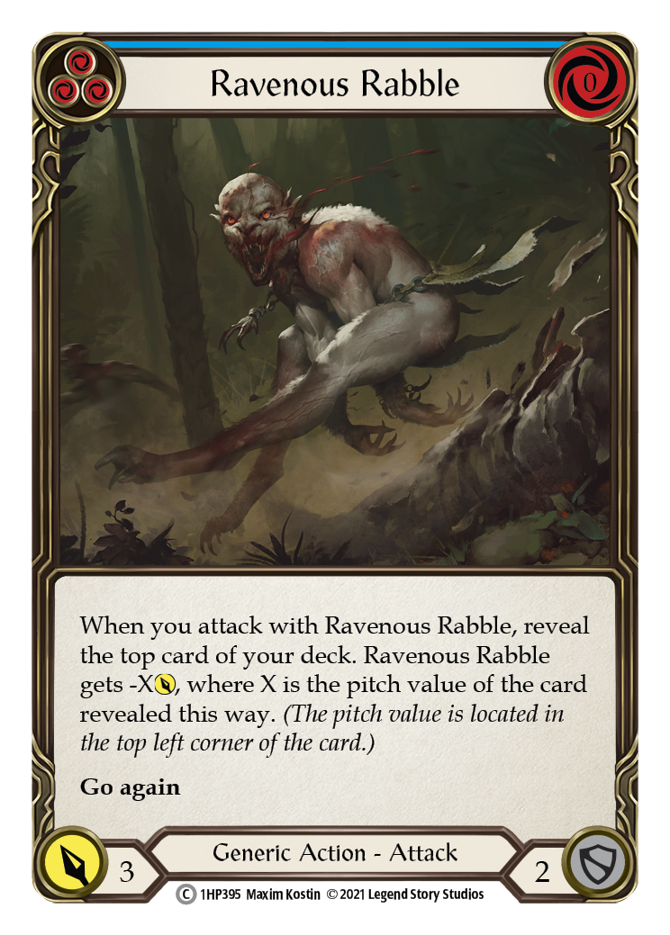 Ravenous Rabble (Blue) [1HP395] (History Pack 1)