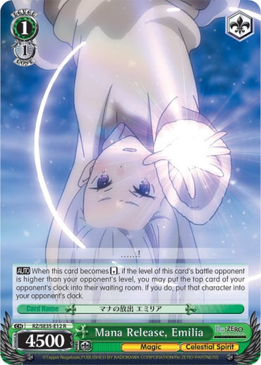 Mana Release, Emilia (RZ/SE35-E12 R) [Re:ZERO: The Frozen Bond]