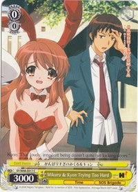 Mikuru & Kyon Trying Too Hard (SY/W08-E017 C) [The Melancholy of Haruhi Suzumiya]