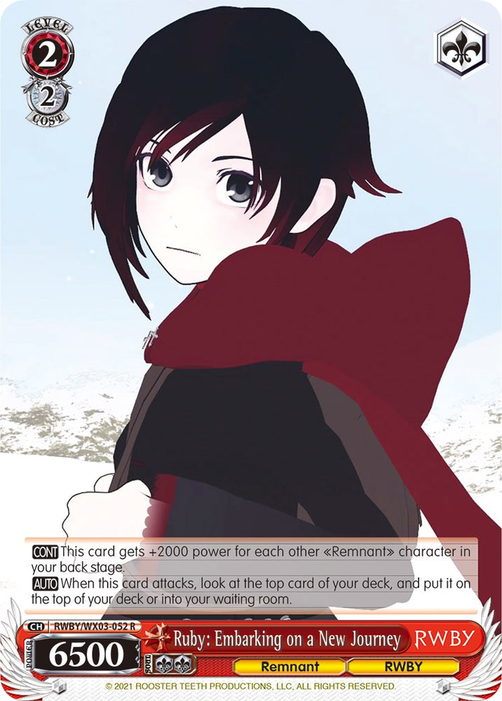 Ruby: Embarking on a New Journey (RWBY/WX03-052 R) [RWBY]