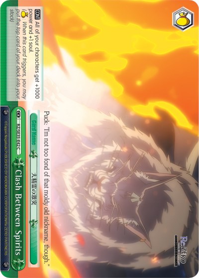 Clash Between Spirits (RZ/SE35-E42 C) [Re:ZERO: The Frozen Bond]
