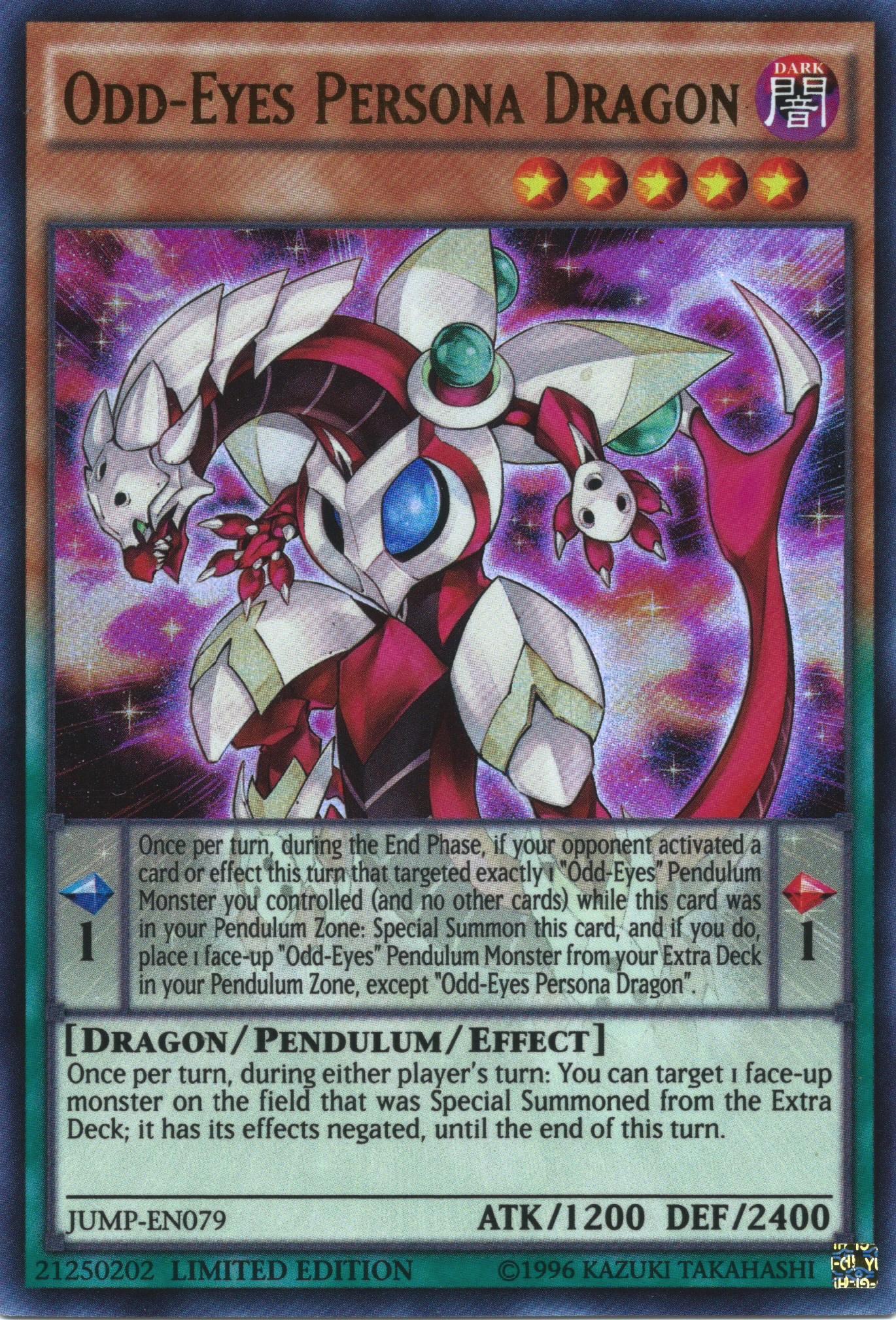 Odd-Eyes Persona Dragon [JUMP-EN079] Ultra Rare