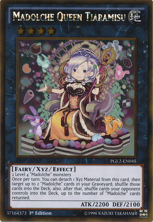 Madolche Queen Tiaramisu [PGL2-EN045] Gold Rare