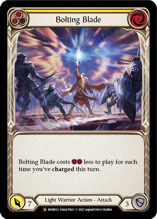 Bolting Blade [U-MON032-RF] (Monarch Unlimited)  Unlimited Rainbow Foil