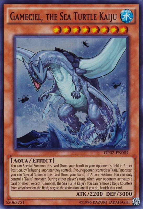 Gameciel, the Sea Turtle Kaiju [OP02-EN004] Super Rare