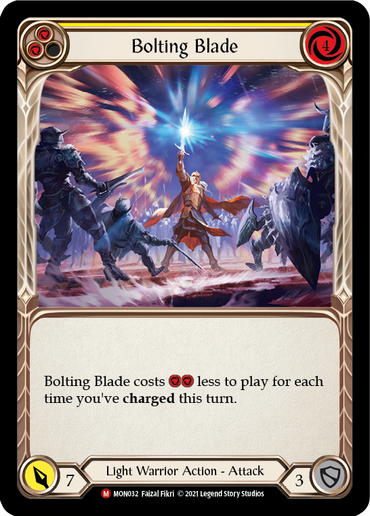 Bolting Blade [MON032-RF] (Monarch)  1st Edition Rainbow Foil