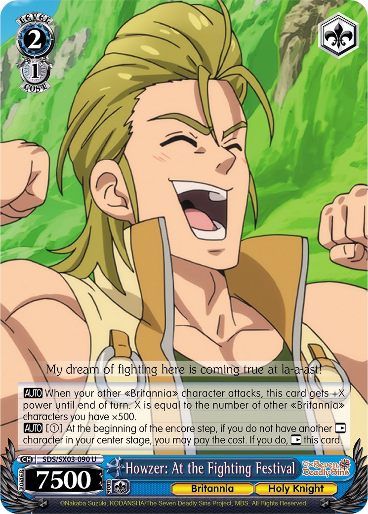 Howzer: At the Fighting Festival (SDS/SX03-090 U) [The Seven Deadly Sins]