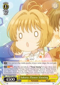 Sakura: Flower Viewing (CCS/WX01-022 C) [Cardcaptor Sakura: Clear Card]