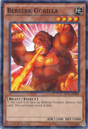 Berserk Gorilla [BP03-EN008] Shatterfoil Rare