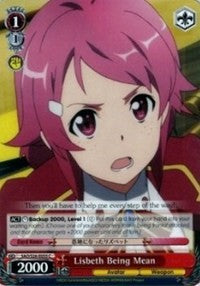 Lisbeth Being Mean (SAO/S26-E055 C) [Sword Art Online Vol.2]