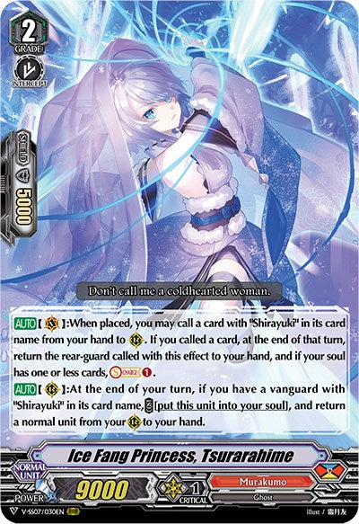 Ice Fang Princess, Tsurarahime (V-SS07/030EN) [Clan Selection Plus Vol.1]
