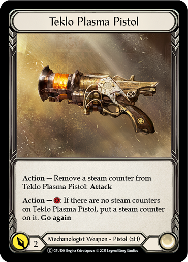 Teklo Plasma Pistol [U-CRU100-RF] (Crucible of War Unlimited)  Unlimited Rainbow Foil