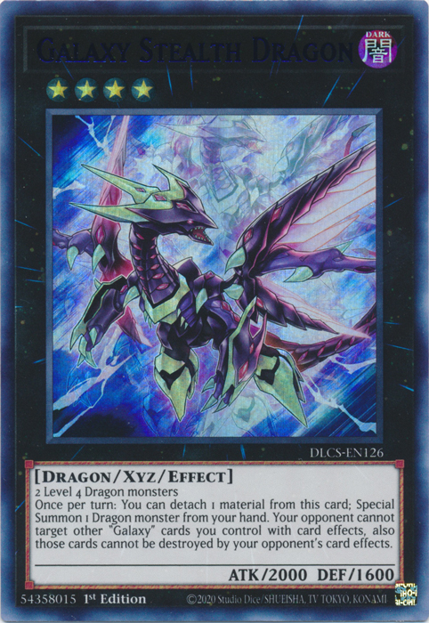 Galaxy Stealth Dragon (Blue) [DLCS-EN126] Ultra Rare