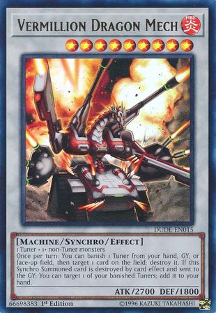 Vermillion Dragon Mech [DUDE-EN015] Ultra Rare