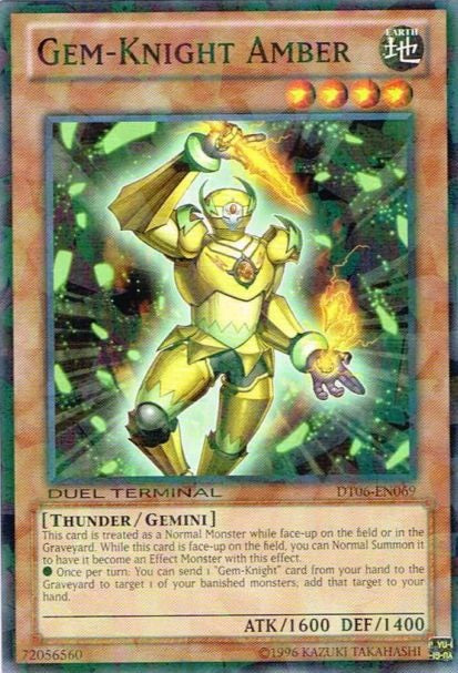 Gem-Knight Amber [DT06-EN069] Common