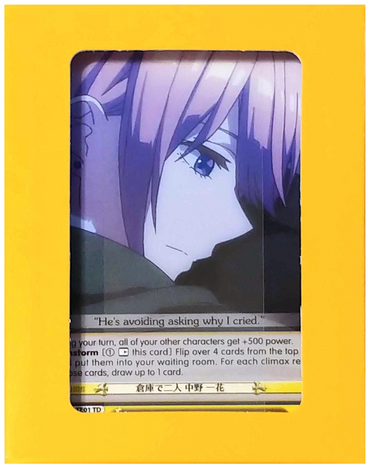 The Quintessential Quintuplets - Trial Deck+ (Yellow Box - Ichika Nakano)