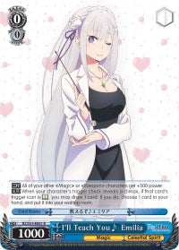 I'll Teach You Emilia (RZ/S55-E061 R) [Re:ZERO Vol.2]