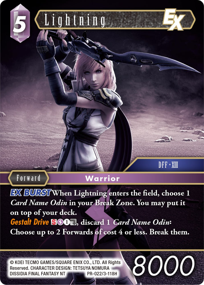 Lightning EX [Opus III Promo Cards]