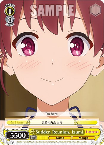 Sudden Reunion, Izumi [Saekano How to Raise a Boring Girlfriend. flat]