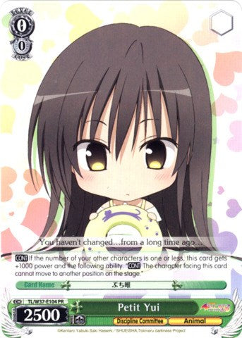 Petit Yui (TL/W37-E104 PR) (Promo) [To Loveru Darkness 2nd]