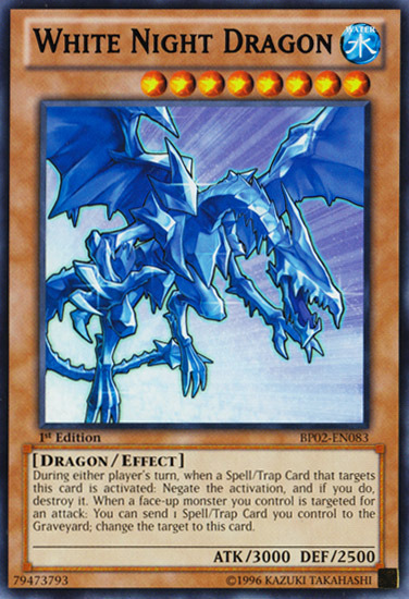 White Night Dragon [BP02-EN083] Mosaic Rare