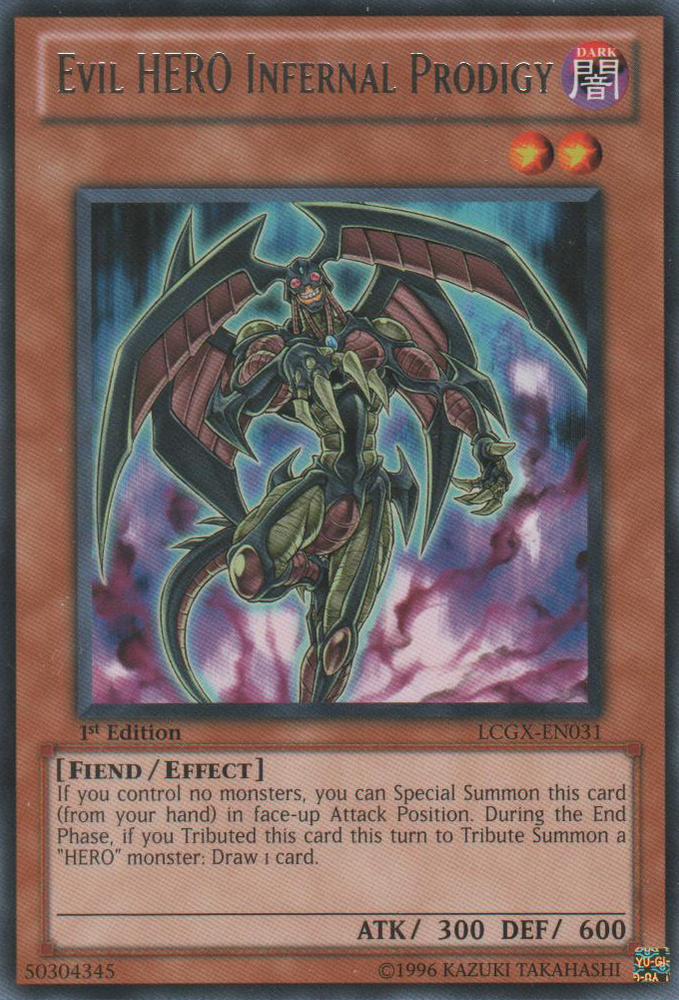 Evil HERO Infernal Prodigy [LCGX-EN031] Rare