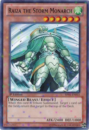 Raiza the Storm Monarch [BP01-EN015] Starfoil Rare