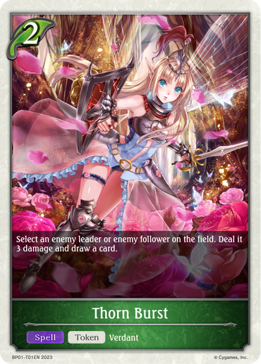 Thorn Burst (BP01-T01EN) [Advent of Genesis]