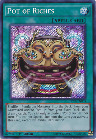 Pot of Riches [SECE-EN063] Secret Rare