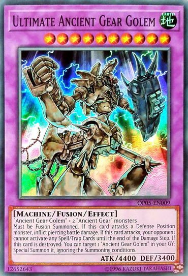 Ultimate Ancient Gear Golem [OP05-EN009] Super Rare