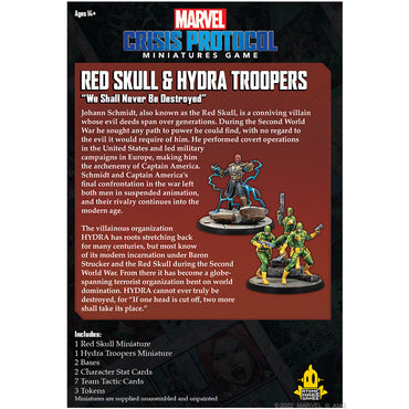 Marvel Crisis Protocol - Red Skull and HYDRA Troopers