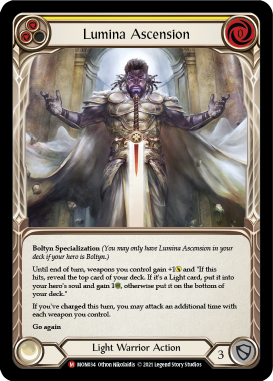 Lumina Ascension [MON034] (Monarch)  1st Edition Normal