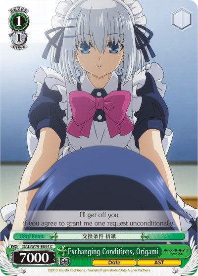 Exchanging Conditions, Origami (DAL/W79-E044 C) [Date A Live]