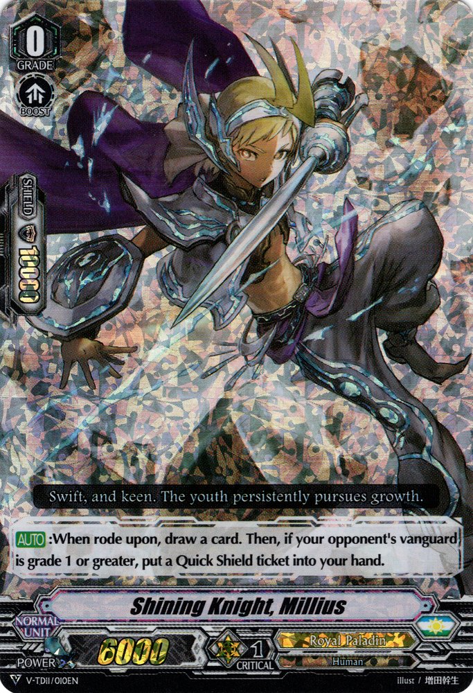 Shining Knight, Millius (Parallel Foil) (V-TD11/010EN) [Altmile]