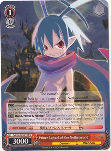 Prince Laharl of the Netherworld (DG/EN-S03-E110 U) [Disgaea]