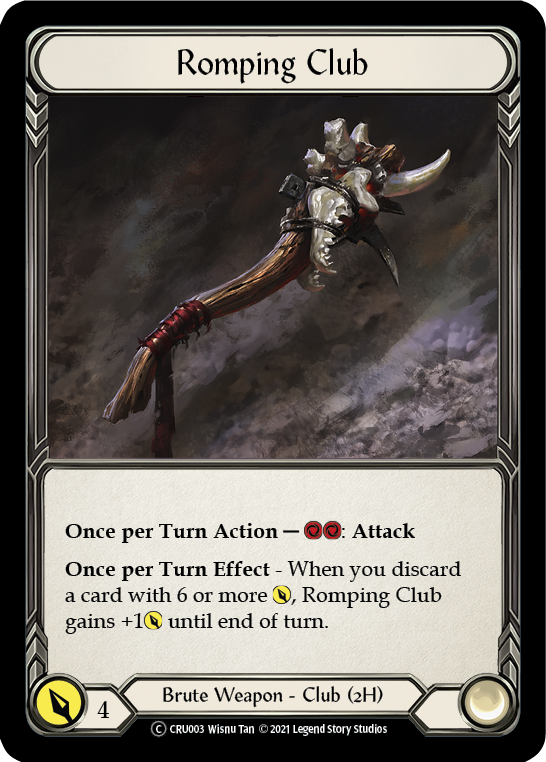 Romping Club [U-CRU003-RF] (Crucible of War Unlimited)  Unlimited Rainbow Foil