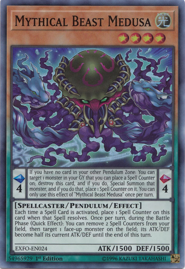 Mythical Beast Medusa [EXFO-EN024] Super Rare