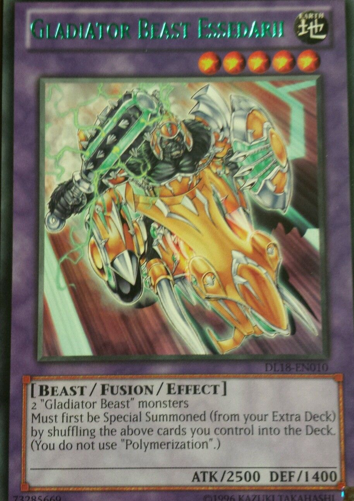 Gladiator Beast Essedarii (Green) [DL18-EN010] Rare