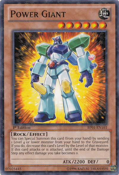 Power Giant [BP01-EN161] Starfoil Rare