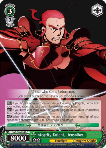 Integrity Knight, Deusolbert (SAO/S80-E053 C) [Sword Art Online -Alicization- Vol.2]