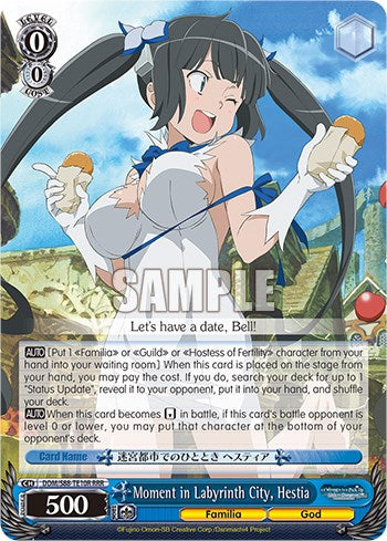 Moment in Labyrinth City, Hestia (DDM/S88-TE10R RRR) [Is it Wrong to Try to Pick Up Girls in a Dungeon?]