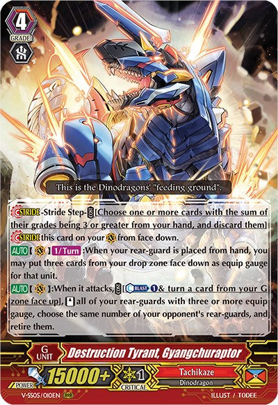 Destruction Tyrant, Gyangchuraptor (V-SS05/010EN) [Premium Collection 2020]