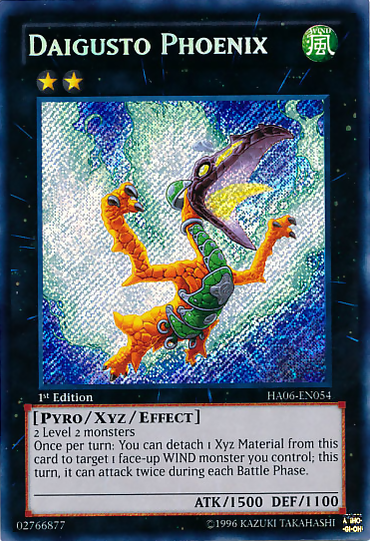 Daigusto Phoenix [HA06-EN054] Secret Rare