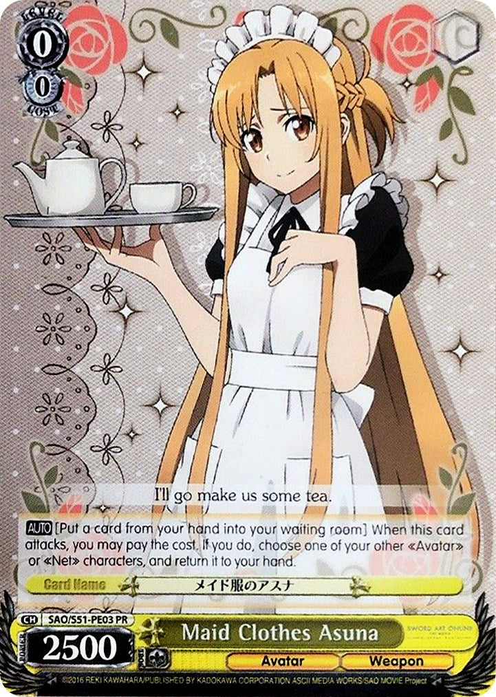 Maid Clothes Asuna (SAO/S51-PE03 PR) (Promo) [Sword Art Online The Movie: -Ordinal Scale-]