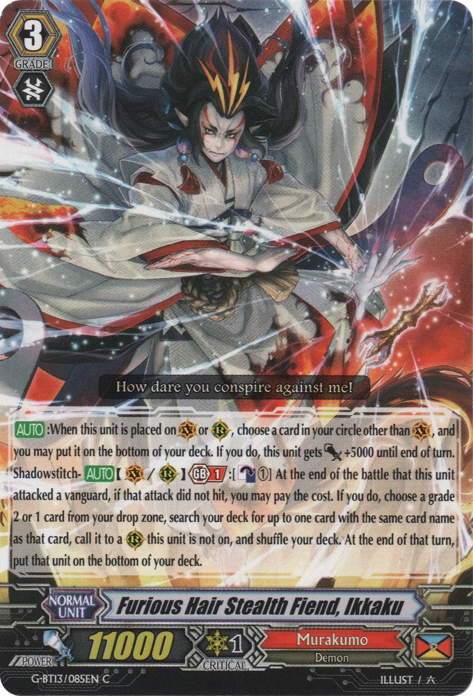 Furious Hair Stealth Fiend, Ikkaku (G-BT13/085EN) [Ultimate Stride]