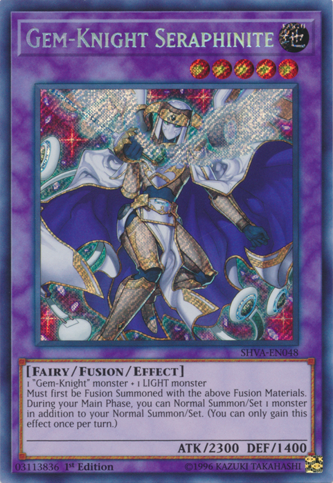 Gem-Knight Seraphinite [SHVA-EN048] Secret Rare