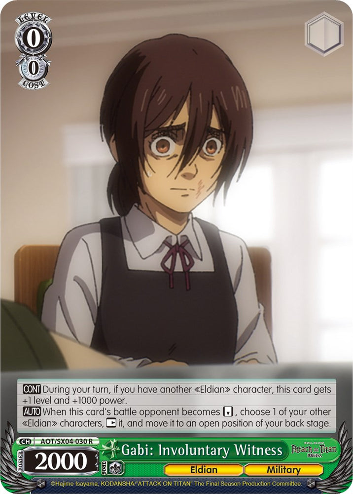Gabi: Involuntary Witness [Attack On Titan: Final Season]