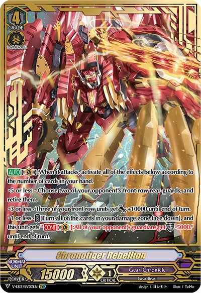 Chronotiger Rebellion (V-EB13/SV03EN) [The Astral Force]